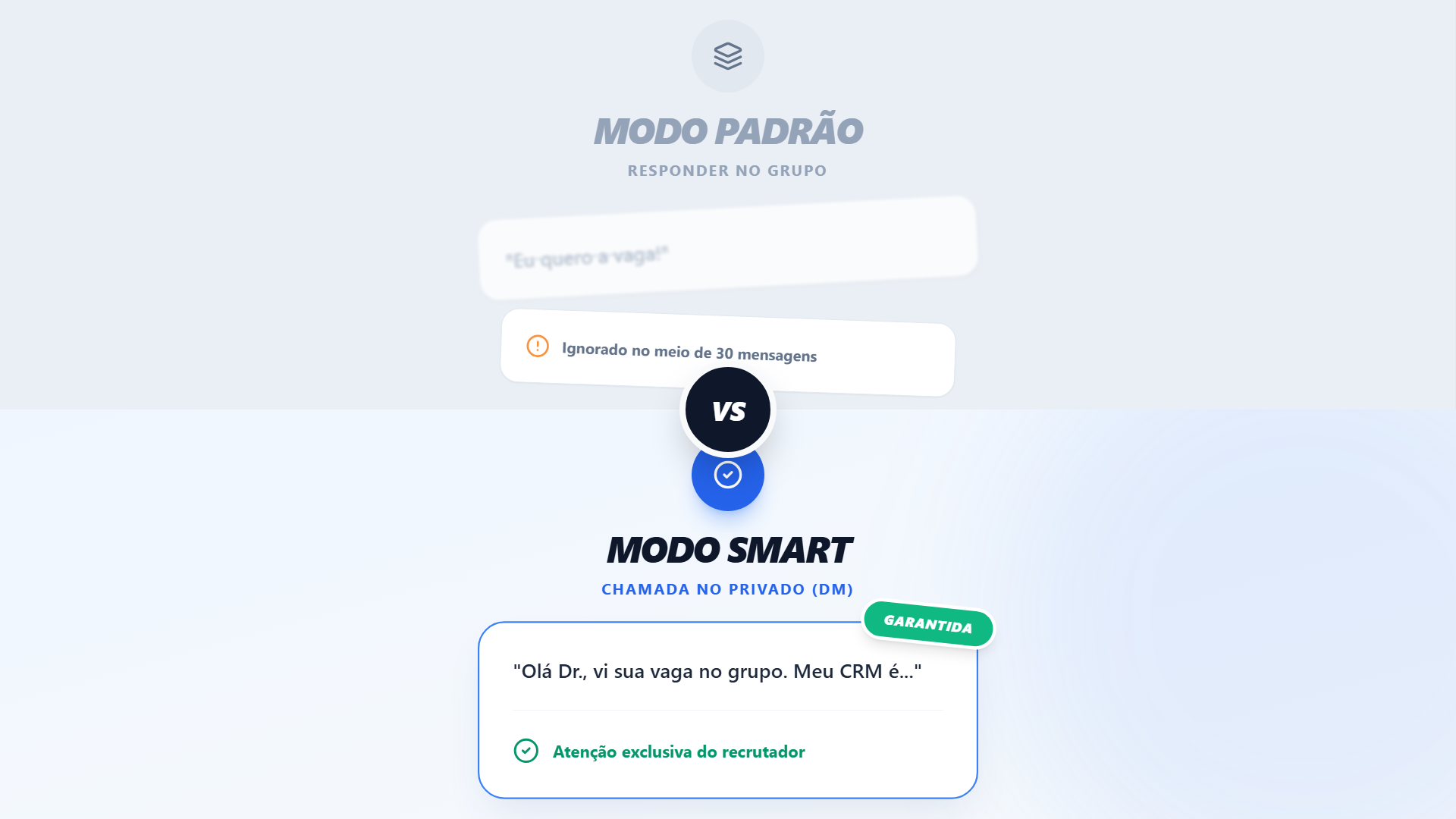 Modo SMART vs Resposta Padrão - Planttao